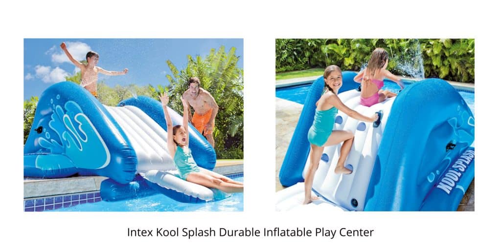 inflatable slide for small pool