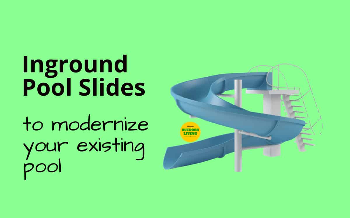 Inground pool slides